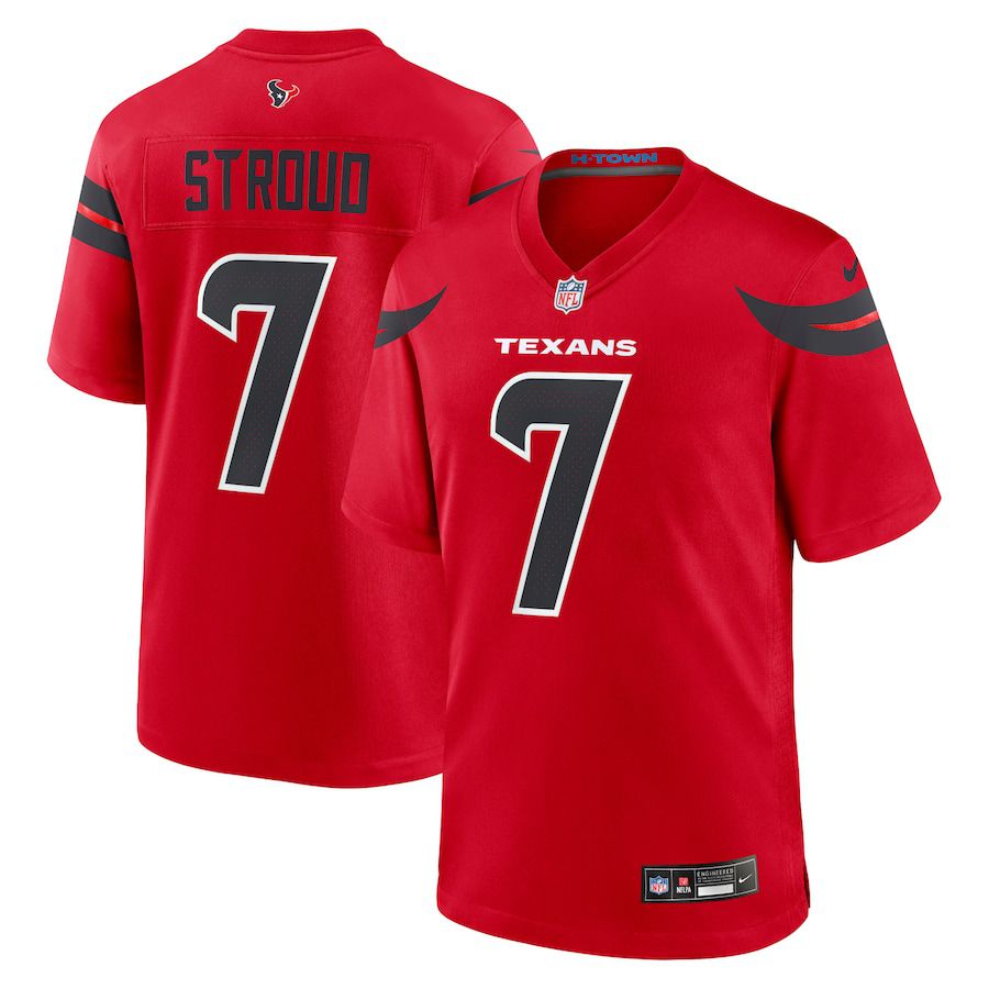 Men Houston Texans #7 C.J. Stroud Nike Red Alternate Game NFL Jersey